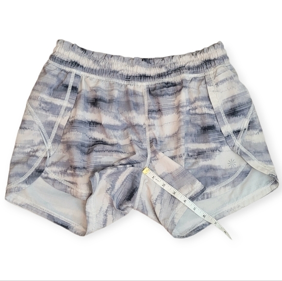 ATHLETA Gray Printed Running Shorts Size Small - Picture 10 of 11